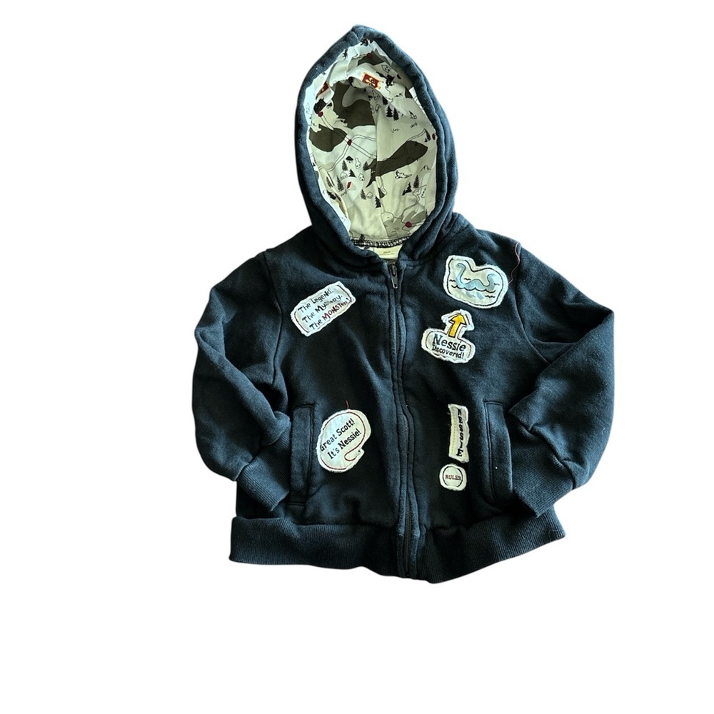 ❤️🍂Disney Kids Hoodie with Playful Patches